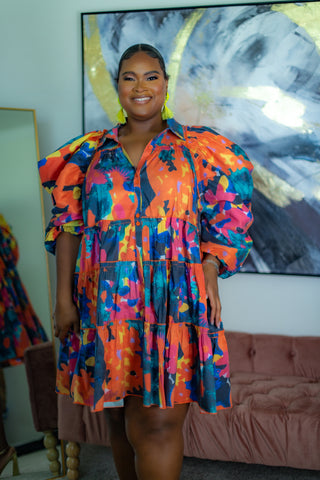 Color Pop Mini Dress