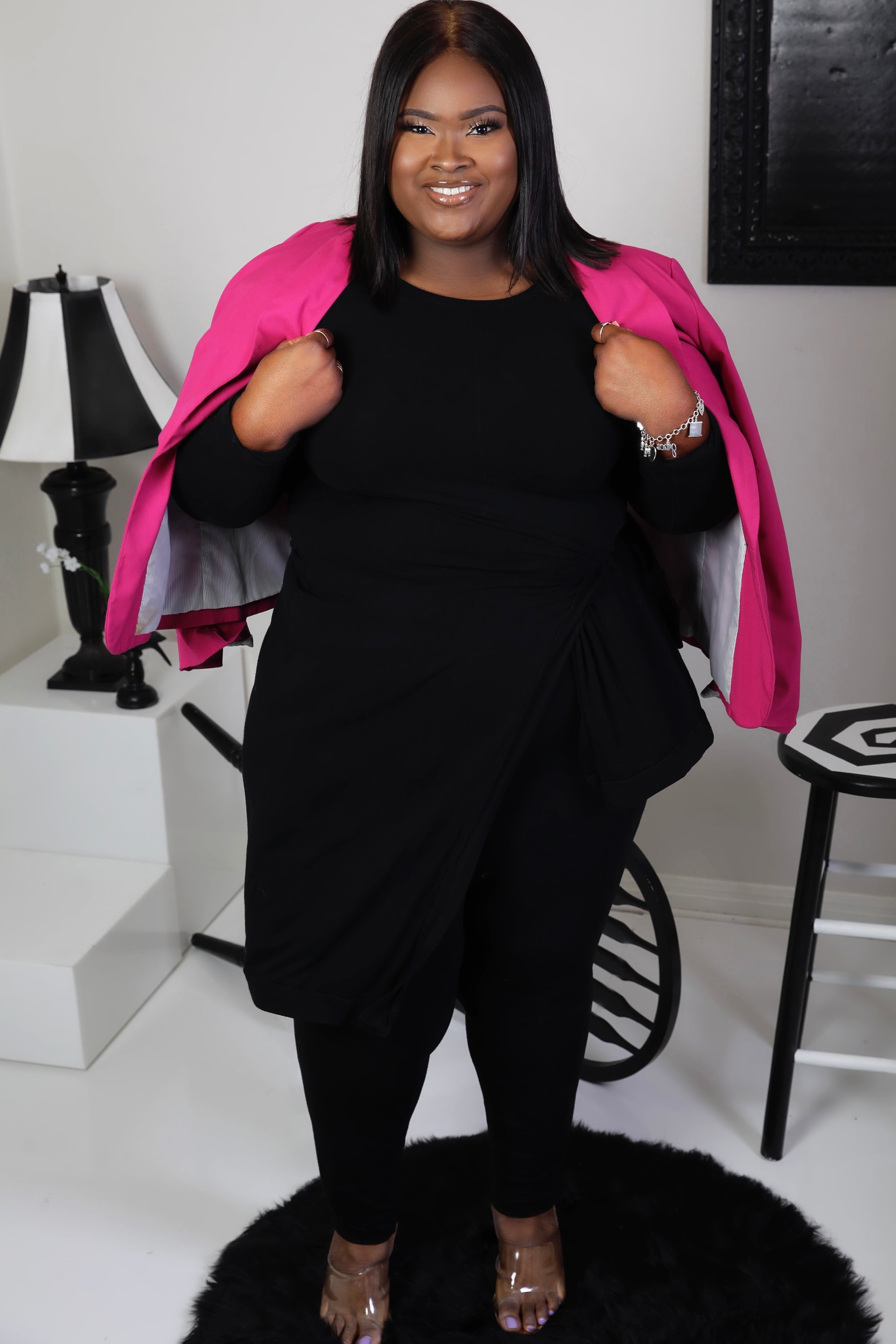 Midnight Embrace Two Piece Set - Wrap Top & leggings